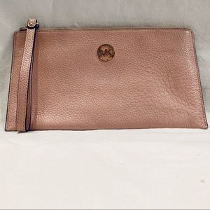 Michael Kors blush wristlet